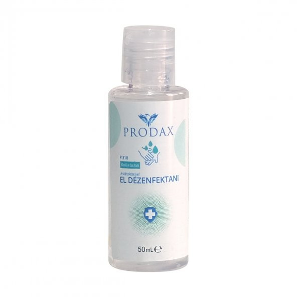Prodax Alkol ve Qac Bazlı El Dezenfektanı (Solüsyon) 50 ml. Fliptop