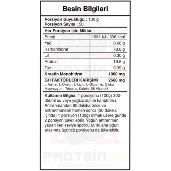 Bigjoy Sports Big Mass Gainer GH Factors 5000 Gr Bigmass Karbonhidrat Tozu Çilek - 2