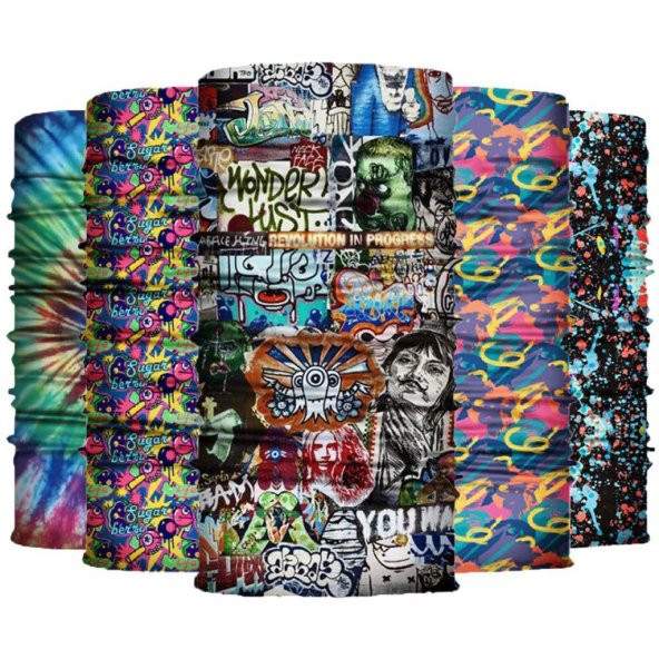 Knmaster Noise 5li Paket Buff Bandana Boyunluk TÜRK MARKASI - 1