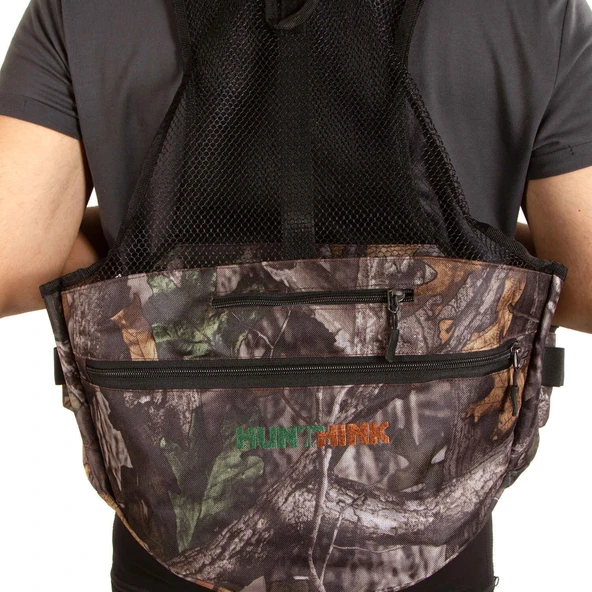 Hunthink VestPack Orman Kamuflaj Çantalı Avcı Yeleği - 37