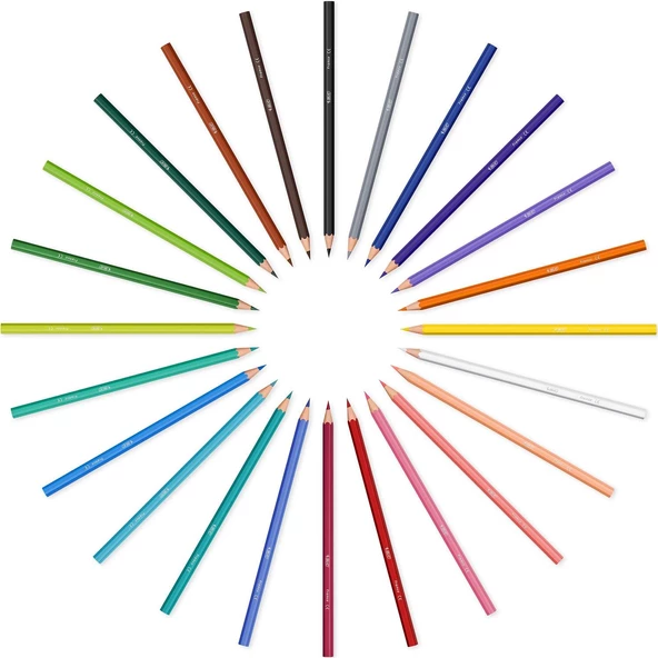 Bic Kids Tropicolors Kuru Boya Kalemi 24 Renk - 3