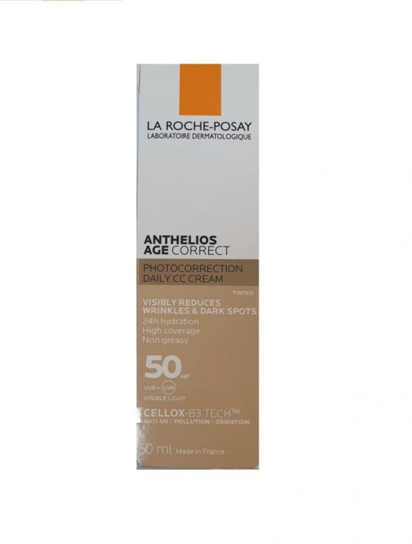 La Roche Posay Anthelios Age Correct CC Cream Tinted Spf50 50 ml