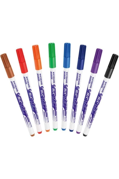 Bic Velleda Çocuk Beyaz Tahta Kalemi 8'li Poşet - 2