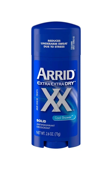 Arrid Extra Extra Dry XX  Deodorant Stick , Solid, Cool Shower 73gr ürün görseli 1