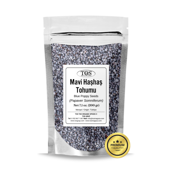 Mavi Haşhaş Tohumu 200 gr (1.Kalite) Papaver Somniferum