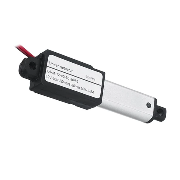 Alüminyum 40N 30mm/s 30mm Açılır Uzunluk 12V Dc Mini Lineer Motor - Resim 4