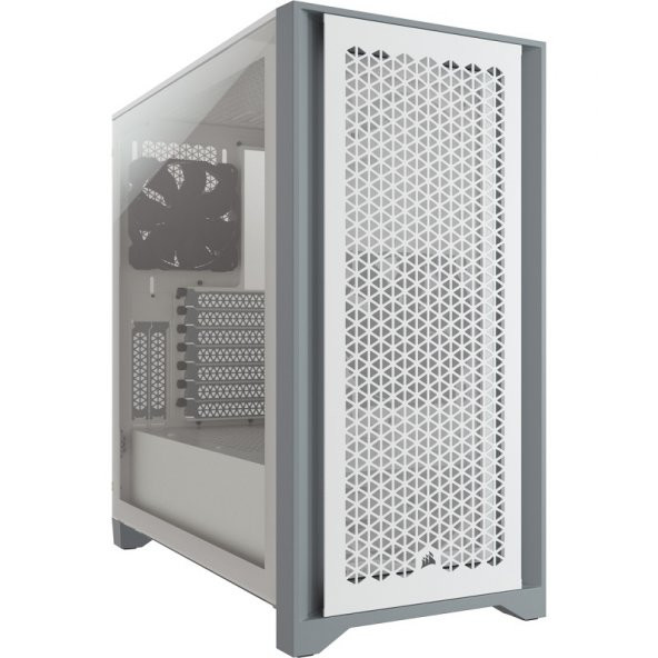 CORSAIR 4000D CC-9011201-WW POWERSIZ Gaming Mid-Tower PC Kasası Beyaz