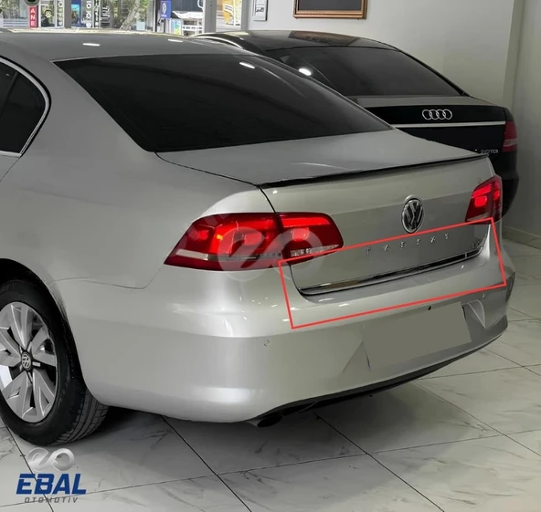 Vw Passat B7 Krom Bagaj Alt Çıtası 2010-2014 Arası Uyumlu Paslanmaz Çelik - Resim 3