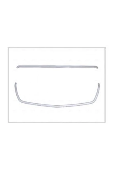 Ford Transit Krom Ön Panjur Çerçevesi 2 Parça 2013-2019 Arası Paslanmaz Çelik - Resim 2