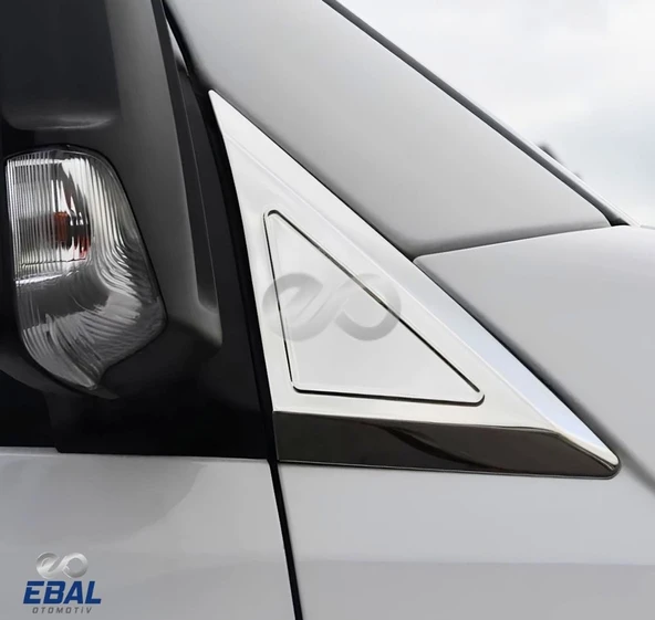 Mercedes Sprinter W906 Krom Kelebek Cam Nikelajı 2 Parça 2006-2018 Arası Paslanmaz Çelik - 2