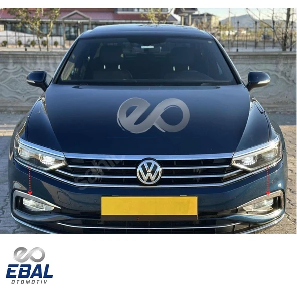 Vw Passat B8.5 Krom Sis Farı Çerçevesi 2 Prç. 2019 Üzeri P.Çelik - 6