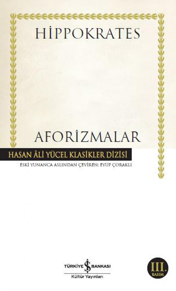 Aforizmalar Hasan Ali Yücel Klasikler