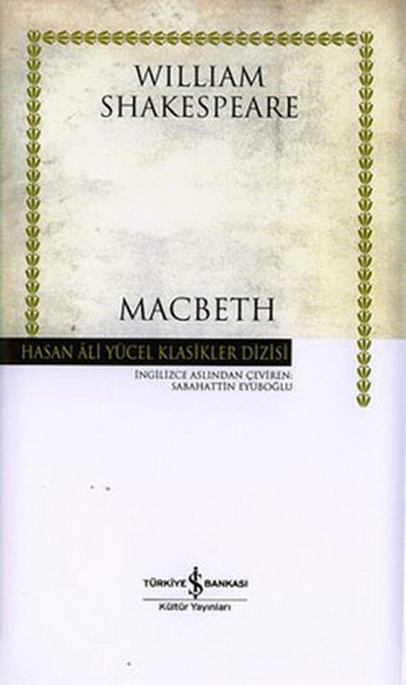 Macbeth Hasan Ali Yücel Klasikler