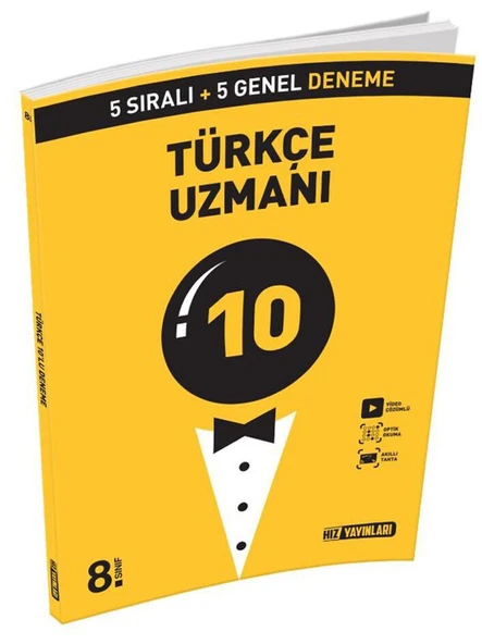 Hız 8. Sınıf Uzman 10 Deneme Türkçe