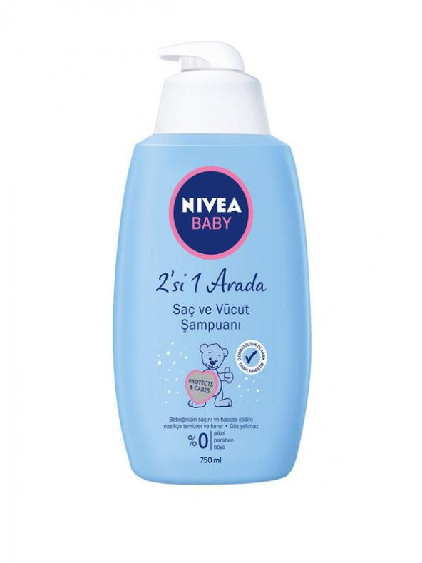 Nivea Baby Saç ve Vücut Şampuanı 750 ML