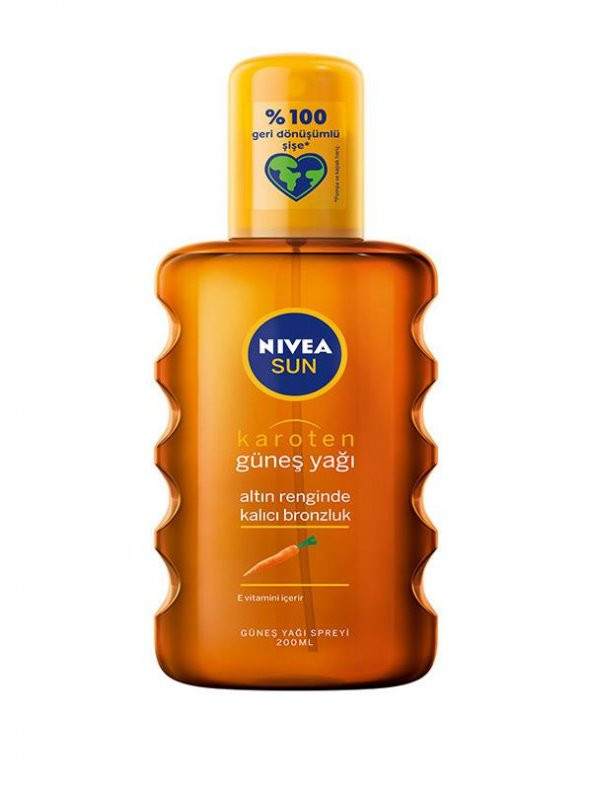 Nivea Sun Karoten Güneş Yağı 200 ML