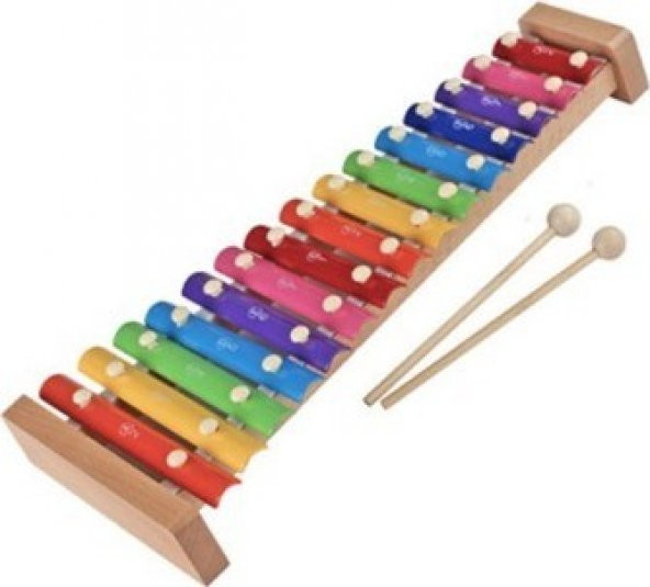 Hamaha Wooden Toys Ahşap Eğitici Geliştirici Percussion İnstrument 15 Tones Ksilofon