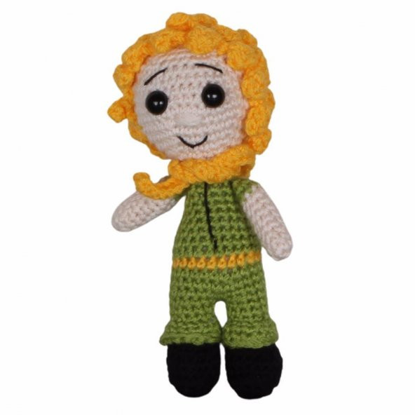 Amigurumi Küçük Prens Oyuncak 16 Cm Uyku Arkadaşım El Örgüsü Küçük Prens