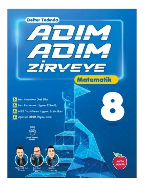 Newton Yayınları 8. Sınıf Adım Adım Matematik Konu Anlatımlı Soru Bankası Yeni