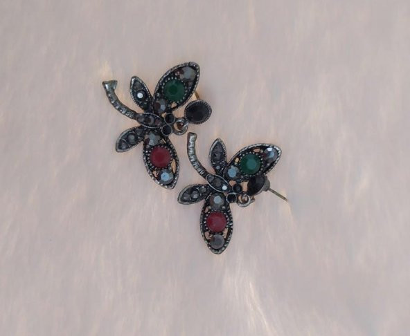 Hdmarketim Vintage Kelebek Hürrem Sultan Otantik Sallantılı Küpe ürün görseli