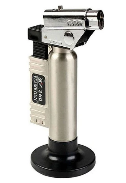 Metal Kasa Torch Pürmüz Çakmak 1300 Derece Isı Tabancası  Aşcı Pürmüzü Tıbbi Diş Pürmüzü  BS-261 - 3