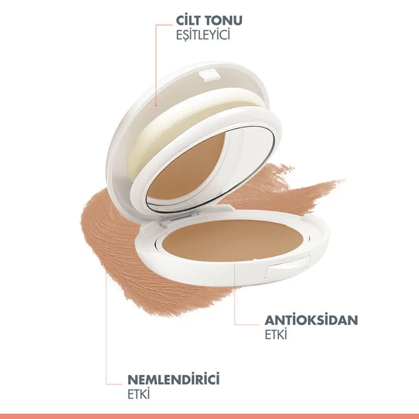 Avene SPF 50 Renkli Güneş Koruyucu Compact Krem Fondöten 10 gr - 8