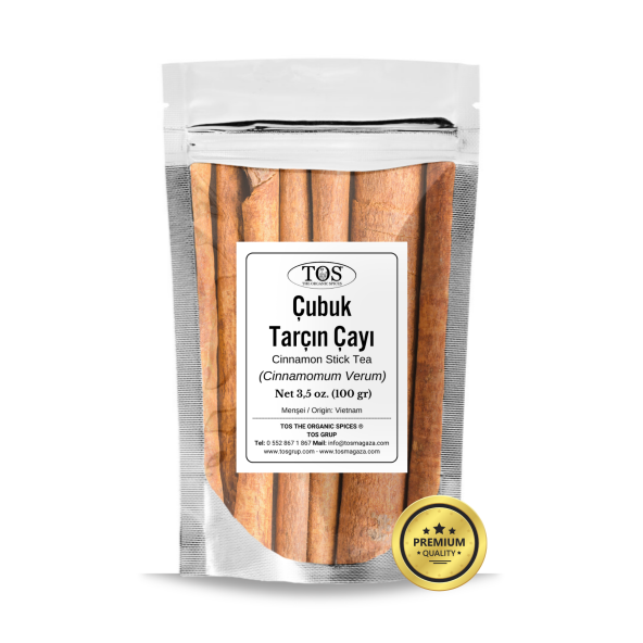 Çubuk Tarçın Çayı 100 gr (1. Kalite) Cinnamomum Verum