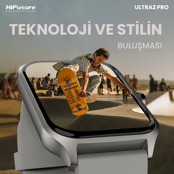 HiFuture Ultra 2 Pro 45mm Akıllı Saat - Siyah - 7