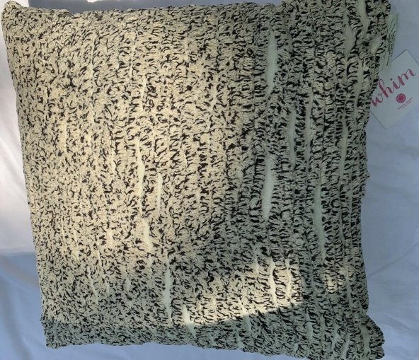 Tepeli Şönil Şerit Dekoratif Yastık - 2