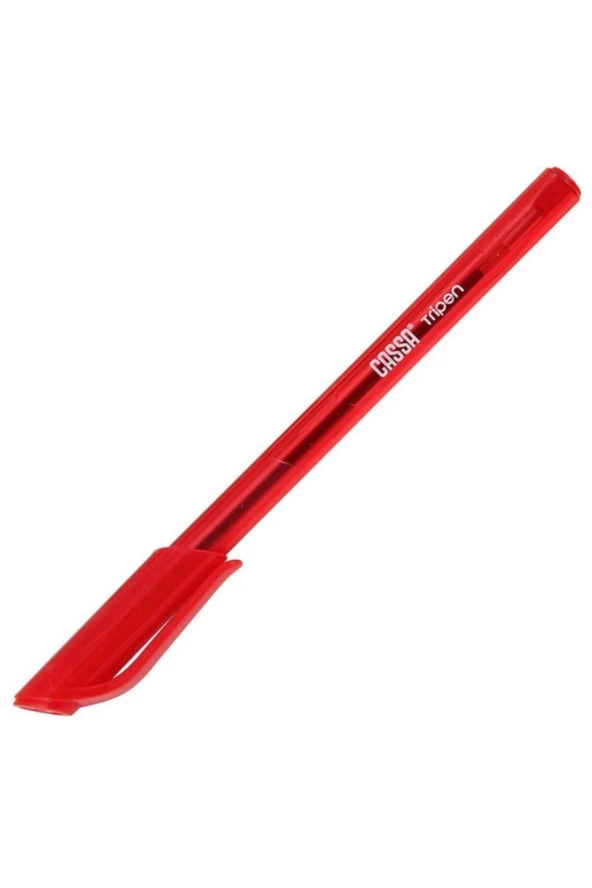 Cassa Kırmızı Tükenmez Kalem Tripen 1.0 MM Kırmızı (50 Li Paket)