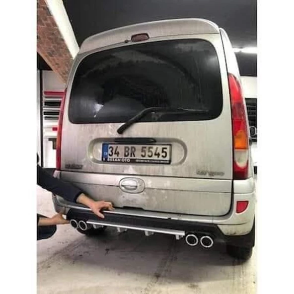 Renault Kangoo Difüzör Plastik 4 çıkış egzoz görünümlü Universal Lütfen Açıklamayı Okuyun - PL-10