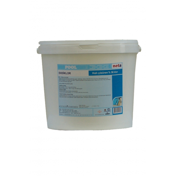 Neta %56 Toz Klor Exdiklor Havuz Suyu Kimyasalı 50 Kg - 1