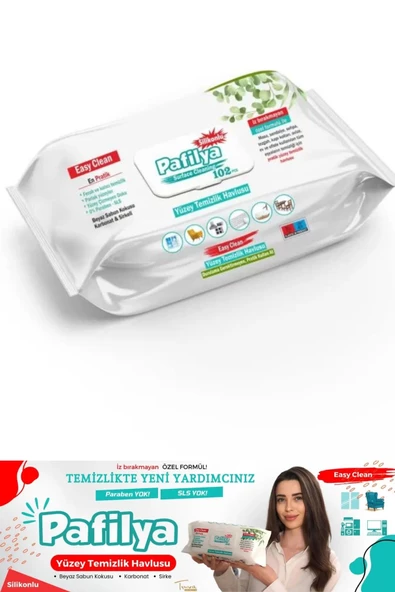 Yüzey Temizlik Havlusu, Beyaz Sabun Kokulu, Silikonlu - 3