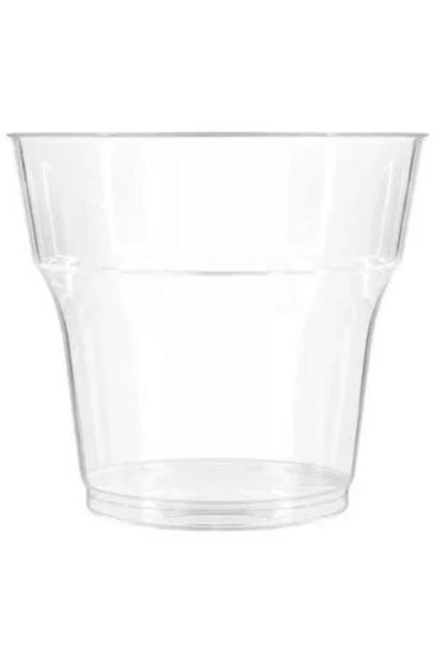 Sert Plastik Mika Kristal Bardak 250 Adet - 3