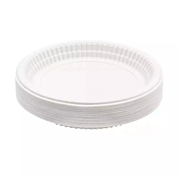 Plastik Tabak Büyük Boy 100 Adet - 2