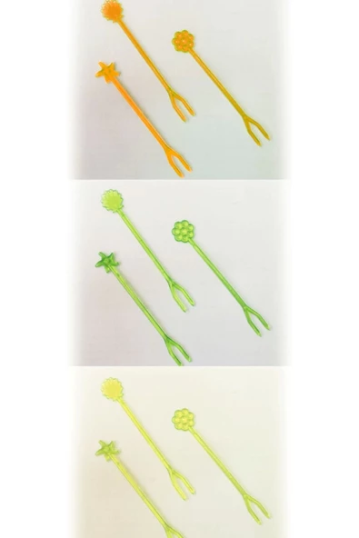 Plastik Cin / Cips / Meyve / Baklava / Sunum Çatalı 1000 Adet - 3
