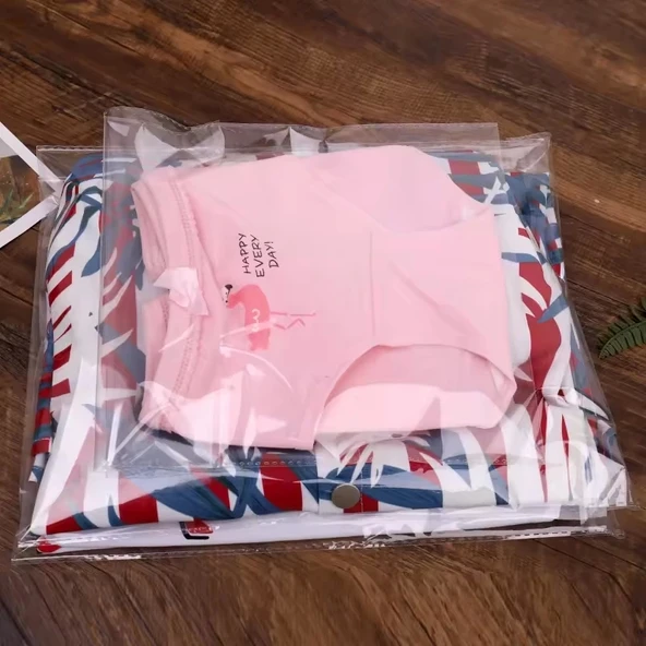 Şeffaf Jelatin Bantlı  Poşet  Çeyiz Poşeti 20x30 Cm 50 Adet - Resim 7