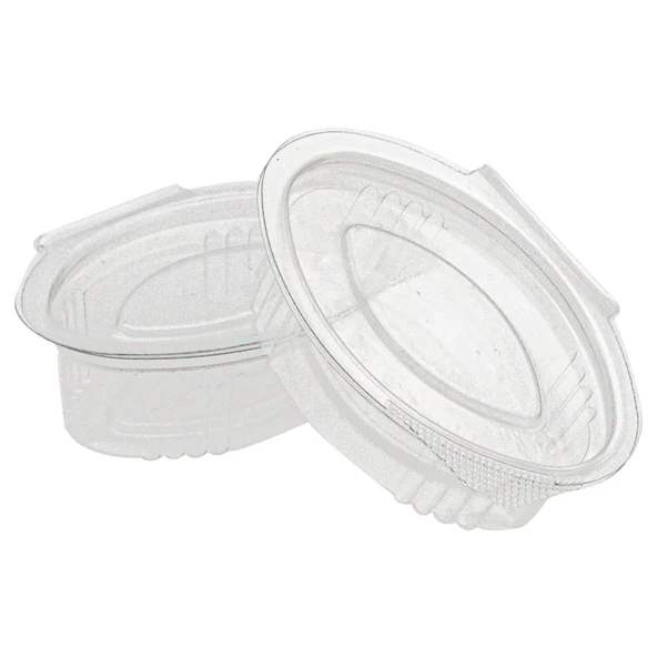 Plastik Sızdırmaz Kapaklı Sos Reçel Bulyon Kabı 20cc 100 Adet - Resim 2