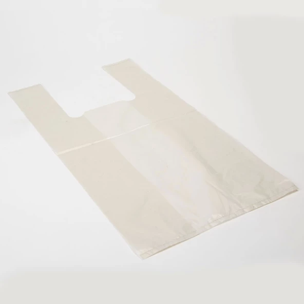 Kalın Jumbo Boy Beyaz Poşet 88cm x 46,5cm 20 Adet