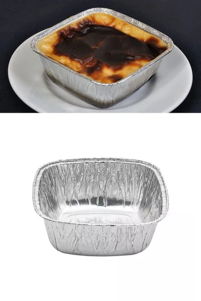 Alüminyum Aşure Tatlı Kasesi Sütlaç Kabı 100 Adet - 3