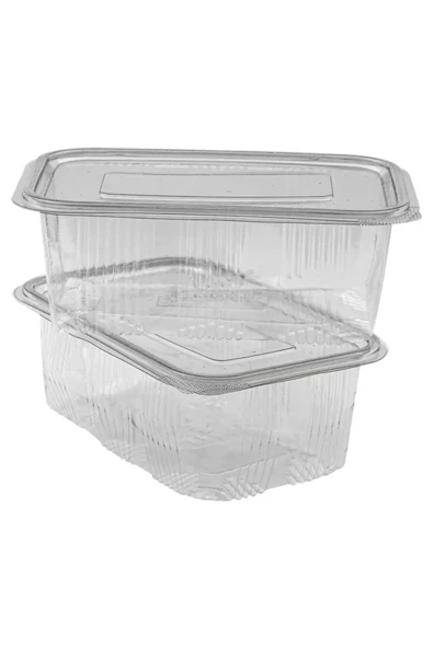 Plastik Sızdırmaz Kapaklı Kap 1000 gr cc 50 Adet - 3