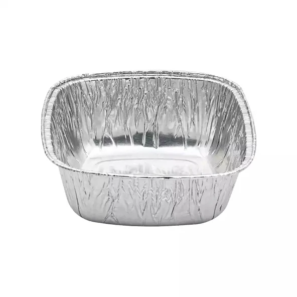 Alüminyum Aşure Tatlı Kabı Sütlaç Kasesi 100 Adet 1 Paket - 2