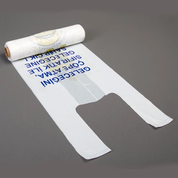 Gülenyüz Desenli Rulo Poşet Büyük Boy 1 Rulo (100 Adet) 27x54cm - 2