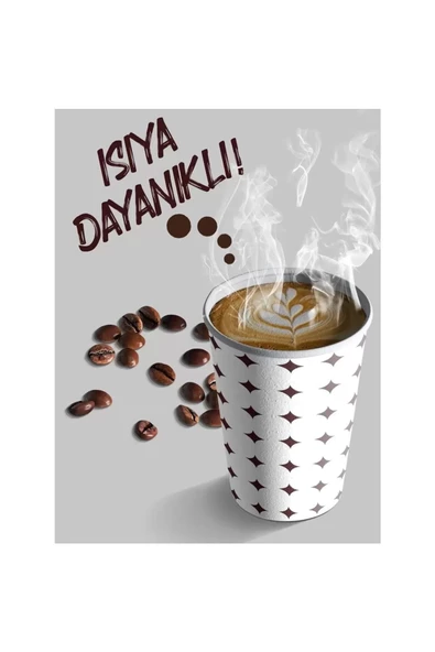 Karton Çay-Kahve  Bardağı (6.5oz) 100 Adet - 4