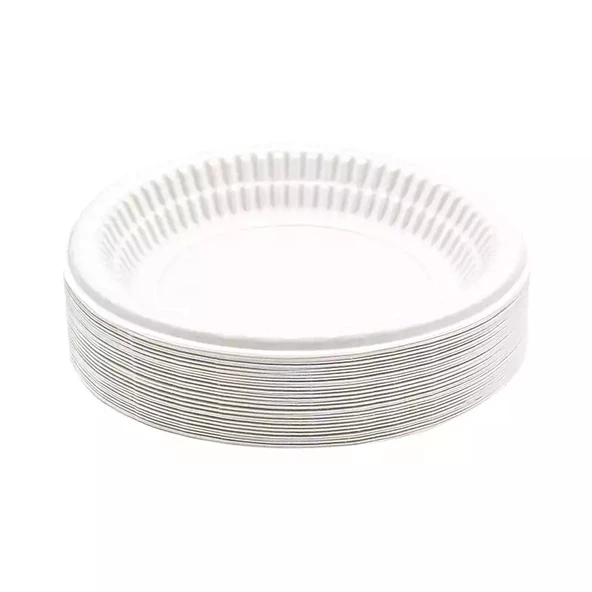 Plastik Tabak 100 Adet Küçük Boy - 2
