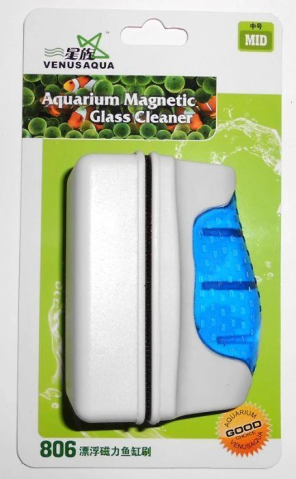 Venusaqua Akvaryum Mıknatıslı Silecek 10mm-MID 806