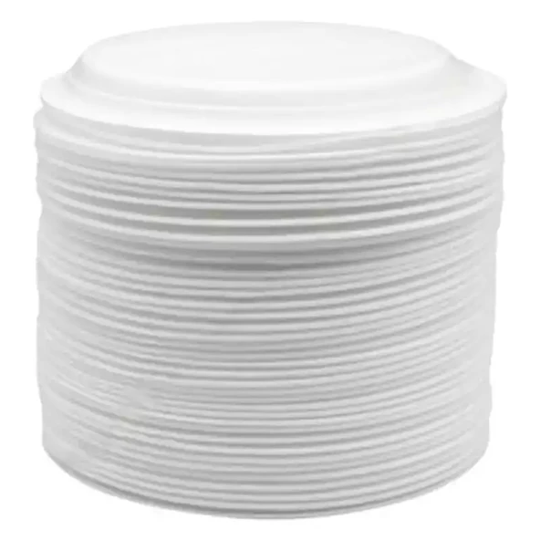 Köpük Tabak Yuvarlak Büyük Boy 50 Adet Çap:23cm - 3