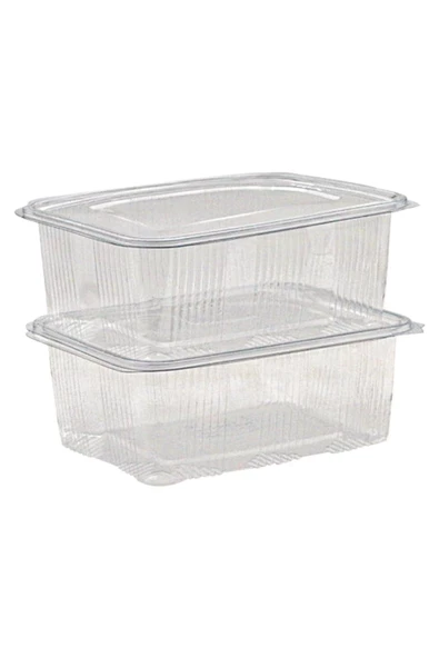 Plastik Sızdırmaz Kapaklı Kap 750 Gr Cc 100 Adet - 3