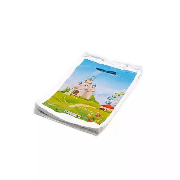 Desenli Blok Poşet (No:2) 26X38 cm 100'LÜ - 3