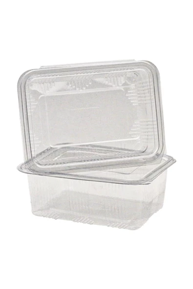 Plastik Sızdırmaz Kapaklı Kap 750 Gr Cc 100 Adet